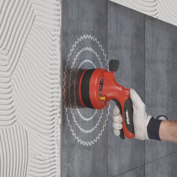 Montolit BATTILE Vibrating Suction Cup & Case | Tools4Flooring.com