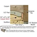 Traxx CSR-C121248-12 3/8" x 12" x 48" Carpet Shims (12 Pack)