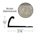 Futura 1/2" Nickel Pinless Tapdown Metal, 12' Length