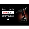 Power Adhesives B-TEC 808-12 Cordless Glue Gun