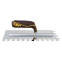 QEP 49952-12 1/2" x 1/2" x 1/2" Square-Notch Cork Handle XL Stainless Steel Trowel