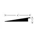 Burke 149 1/2" Black Material to Substrate Reducer, 12' Length