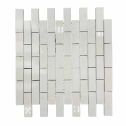 GTS Off White Porcelain Vertical Brick, 12" x 12"