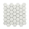 GTS Grey Terrazzo Porcelain Mosaic 2" Hexagon Tile, 12" x 12"