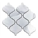 GTS Statuario Recycled Glass Lantern Tile, 12" x 12"
