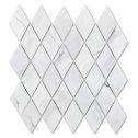 GTS Statuario Recycled Glass Diamond Tile, 12" x 12"