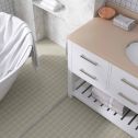 GTS Classic Taupe Unglazed Porcelain 2" Square Mosaic Tile, 12" x 12"