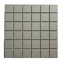 GTS Exclusive Grey Unglazed Porcelain 2" Square Mosaic Tile, 12" x 12"