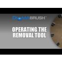 Diamabrush 16" 10 Blade Coating Removal Tool w/NP-9200 Clutch Plate & Riser