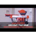iQTS244 Dry-Cut Dustless Tile Saw w/Stand