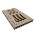 MBS Signature 4" x 12" Red Oak Flush Mount Floor Vent w/Damper