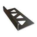 M-D Pro 3/8" x 96" Satin Antique Bronze Tile Edge