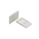 Tavy 1/8" White Wedge Spacers (100/bag)