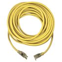 USW 74025 12/3 25 ft. SJTW Yellow Outdoor Lighted Extension Cord