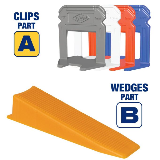 QEP 99775 Xtreme Tile Leveling Wedges (500/Box)
