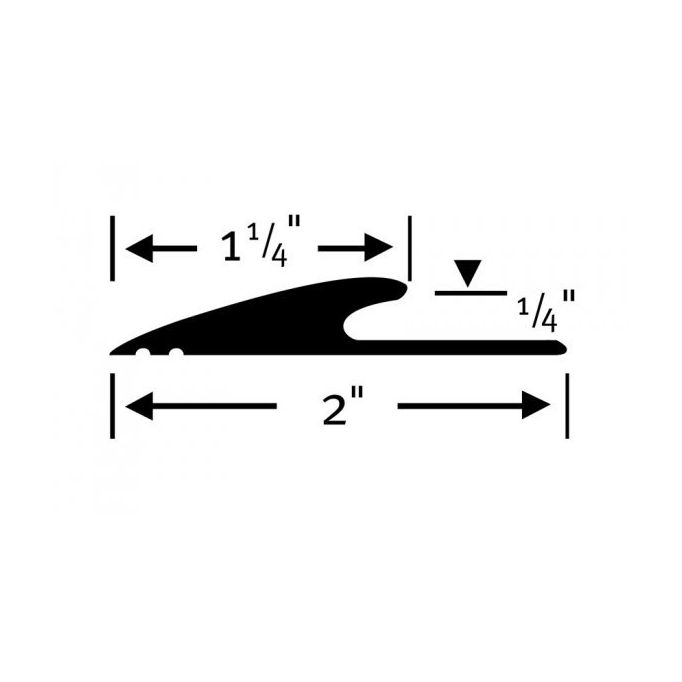 Burke 800 1/4" Imperial Reducer, 12' Length