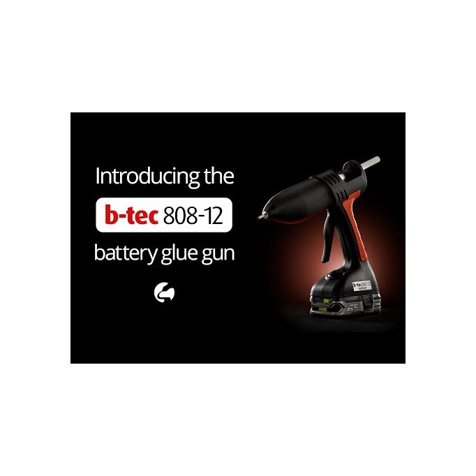 Power Adhesives B-TEC 808-12 Cordless Glue Gun