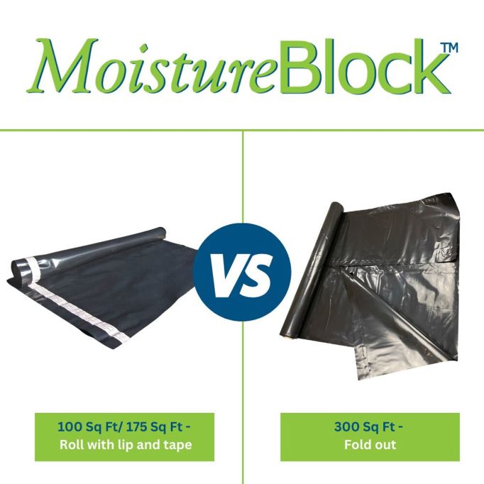 MP Global MoistureBlock 6-mil Vapor Barrier Flooring Underlayment, 175 sq. ft. Roll