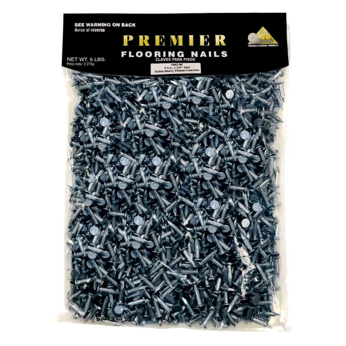 Traxx TXN-1662 3/4" 9 Ga. Extra Heavy Fluted Concrete Nails, 5 lb. Bag