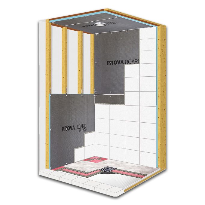 Prova Board Plus 24-1/2" x 96" x 2" Tile Backer Board