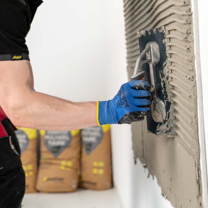 Open RUBIFLEX Handle Tech-Flex Notched Trowels