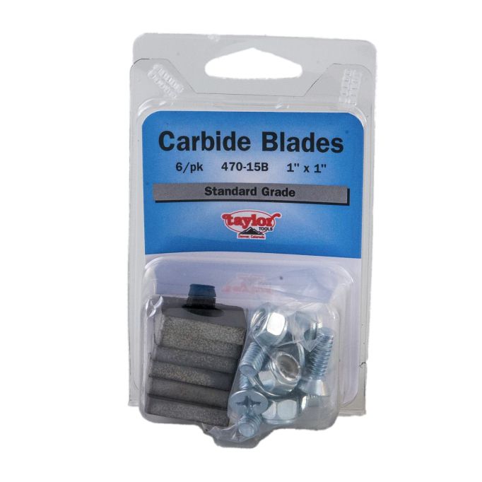 Taylor Tools 470.15B EZ Scrape Economy Carbide Blades (6 Pack)