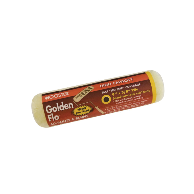 Wooster RR661 9" x 1/2" Nap Golden Flo Roller Cover
