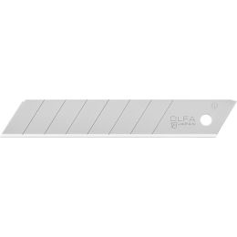 OLFA LB-10B 18mm 8-Pt Silver Heavy-Duty Snap-Off Blade, Pack of 10