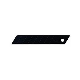 OLFA LBB-50B 18mm 8-Pt Ultra-Sharp Black Heavy-Duty Snap-Off Blade, Pack of 50