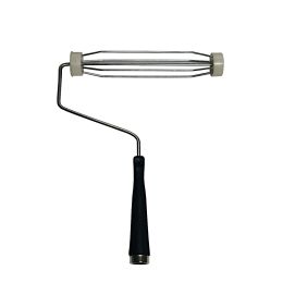 Dynamic 9" x 1/4" Shank 4-Wire Standard Roller Frame w/Black Handle