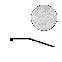 Futura 2" Silver Deluxe Binder Bar, 12' Length