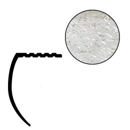 Futura 2" Silver Deluxe Aluminum Stair Nosing, 12' Length featured product image