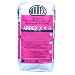 Ardex X 4 Tile & Stone Mortar (Gray), 40 lb. Bag