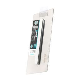 BIHUI Switch System V Notch Carpet Adhesive Trowel, 4-Sided, Parallelogram, 1/16" x 1/8"