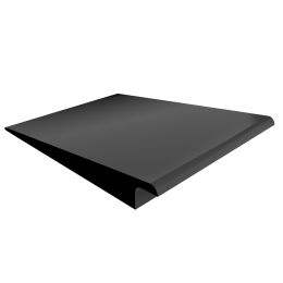 Burke 148 3/8" Black Material to Substrate Reducer, 12' Length