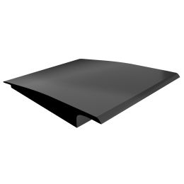 Burke 165 1/4" Black Carpet to Resilient Reducer, 12' Length