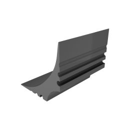 Burke 725 Natural Merstick Cove Stick, 5' Length