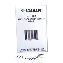 Crain 128 Scriber Needles (50 Pack)