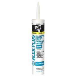 DAP 10.1oz Alex Plus Clear All Purpose Acrylic Latex Caulk Plus Silicone