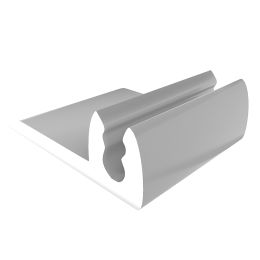 Futura Single Flange Vinyl Track, 12' Length