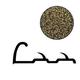 Futura 3/4" Coventry Gold Pin-Type Tapdown Metal, 12' Length