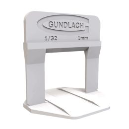Gundlach GLS-132 1/32" White GLS Tile Leveling Clips (250/Bag)