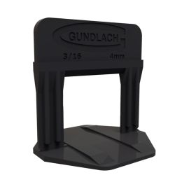 Gundlach GLS-316 3/16" Black GLS Tile Leveling Clips (250/Bag)