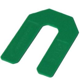 Gundlach B-HTS-116 1/16" Green Horseshoe Tile Spacers (500/box)