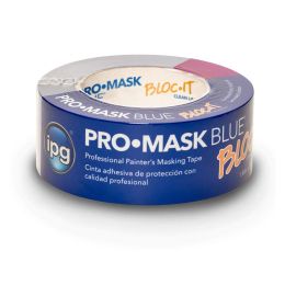 IPG 2" x 60yd Pro Mask Blue with Block-It Painters Masking Tape