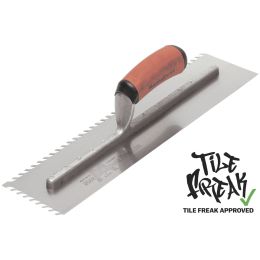 Marshalltown 16" x 4" LayFlat Notched Trowel
