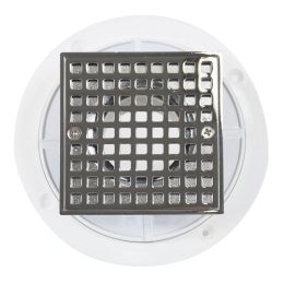 Noble PVC Shower Drain with Square Chrome Strainer