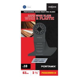 Portamix Starlock 2 1/2" Rapid Wood Multi-Tool Blade (10 Pack)