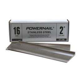 Powernail 16 Gage 2" Stainless Steel Powercleats (1,000/box)