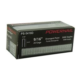 Powernail 5418D 9/16" Carpet Staples (5,000/box)